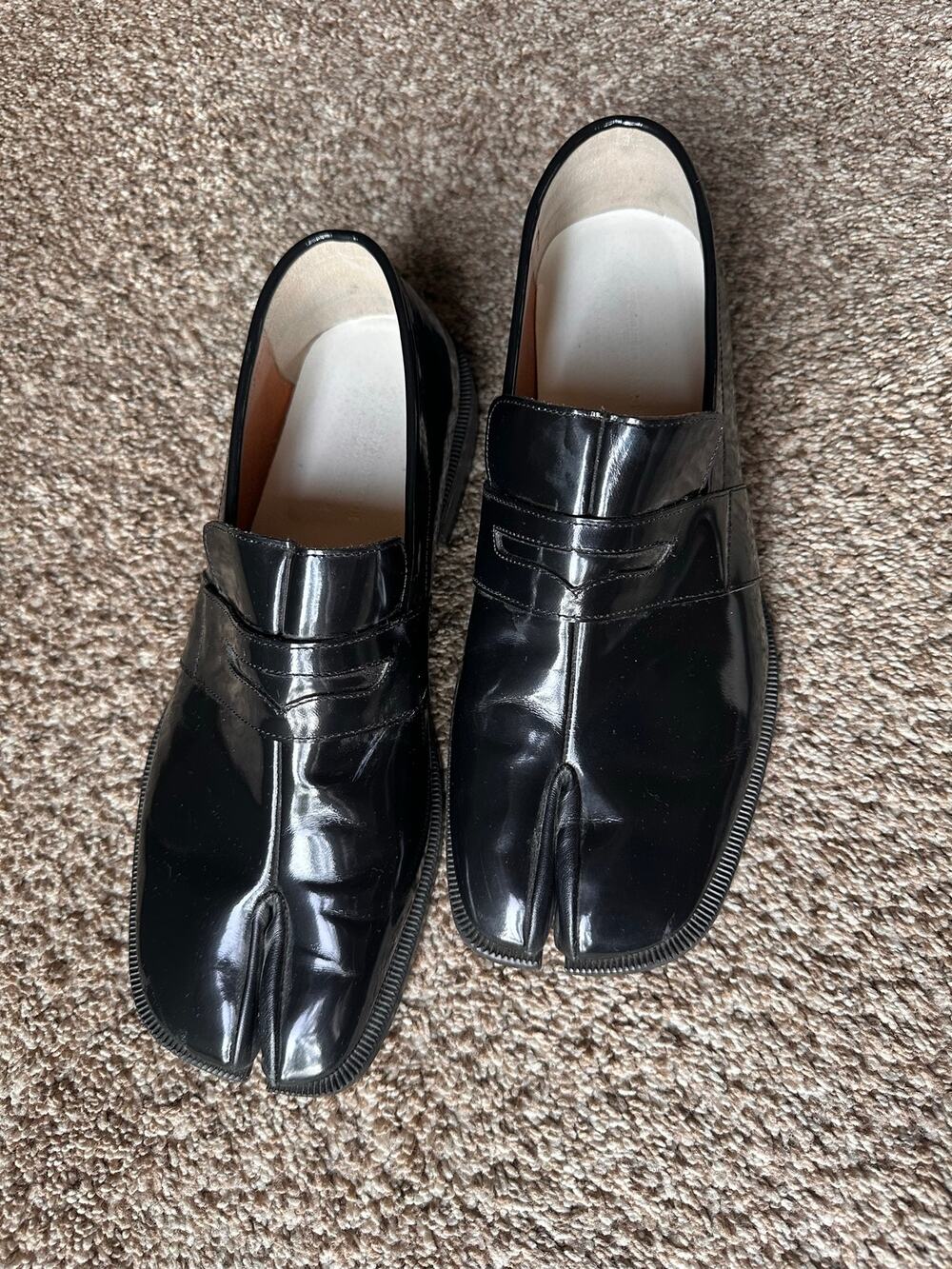 ‘Last Scene Hommage 1976’ Men’s Tabi Black Penny Loafers Size 9